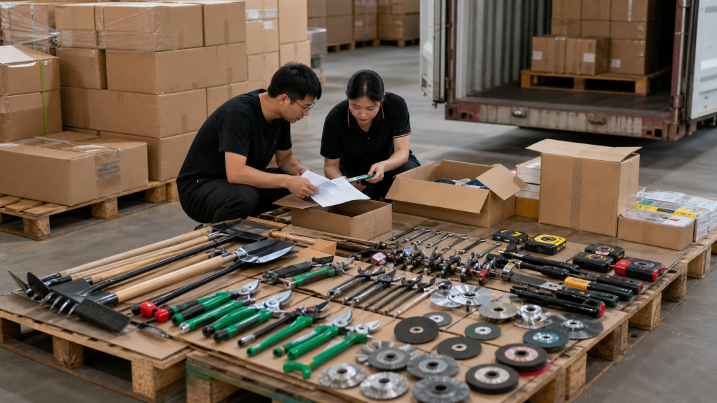 五金工具多品类组柜和仓库核货场景